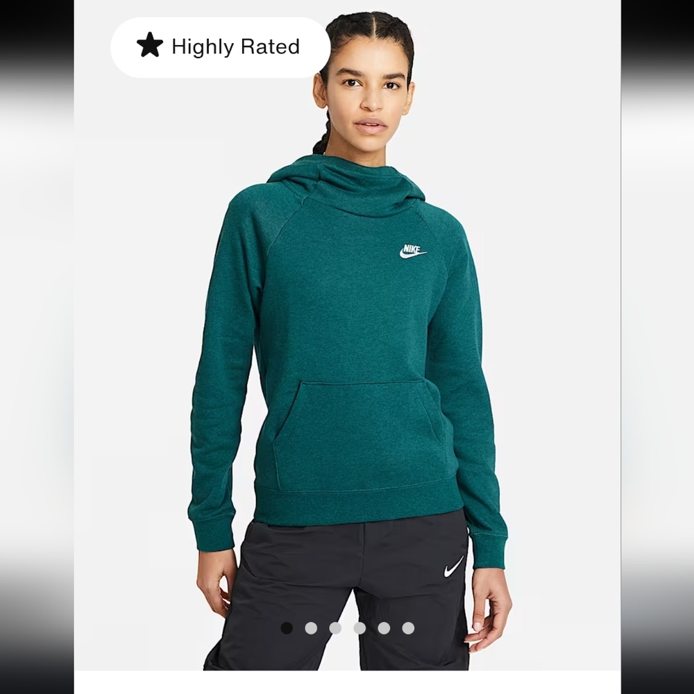 Nike Women's GRAY Funnel Neck Hoodie